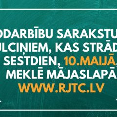 🗓️ Plāno savu sestdienu kopā ar mums!