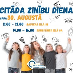 Aicinām uz “CITĀDU ZINĪBU DIENU” 30.augustā!