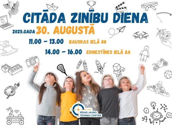 Aicinām uz “CITĀDU ZINĪBU DIENU” 30.augustā!