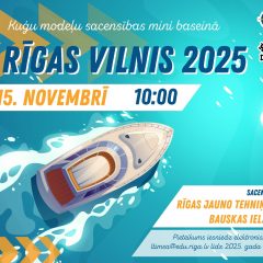 Kuģu modeļu sacensības “Rīgas vilnis 2025”