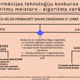 Aicinām piedalīties informācijas tehnoloģijas konkursā “Algoritmu meistars – algoritma varā”