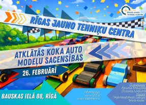 Aicinām piedalīties Rīgas Jauno tehniķu centra atklātajās koka auto modeļu sacensībās