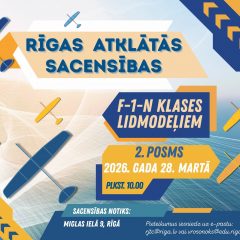 Rīgas atklātās sacensības F-1-N klases lidmodeļiem – 2. posms
