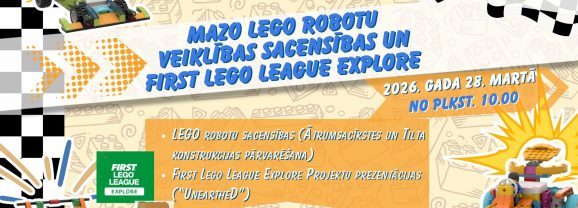 Mazo Lego Robotu veiklības sacensībās 2026