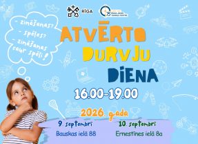 GAIDĀM TEVI ATVĒRTO DURVJU DIENĀS